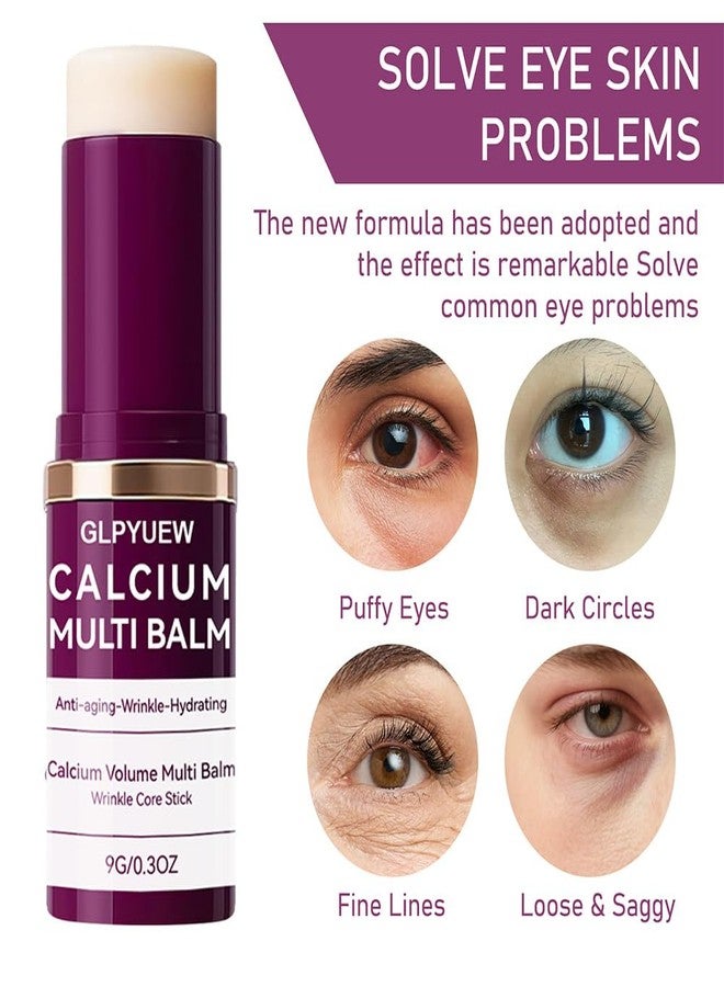 GLPYUEW Cemenrete Calcium Multi Balm, Korean Collagen Moisturing Stick,Calcium Volume Multi Balm, Wrinkle Core Stick, cemenrete calcium multi balm anti-aging, sagging, wrinkles (Pack of 2) - Image 2